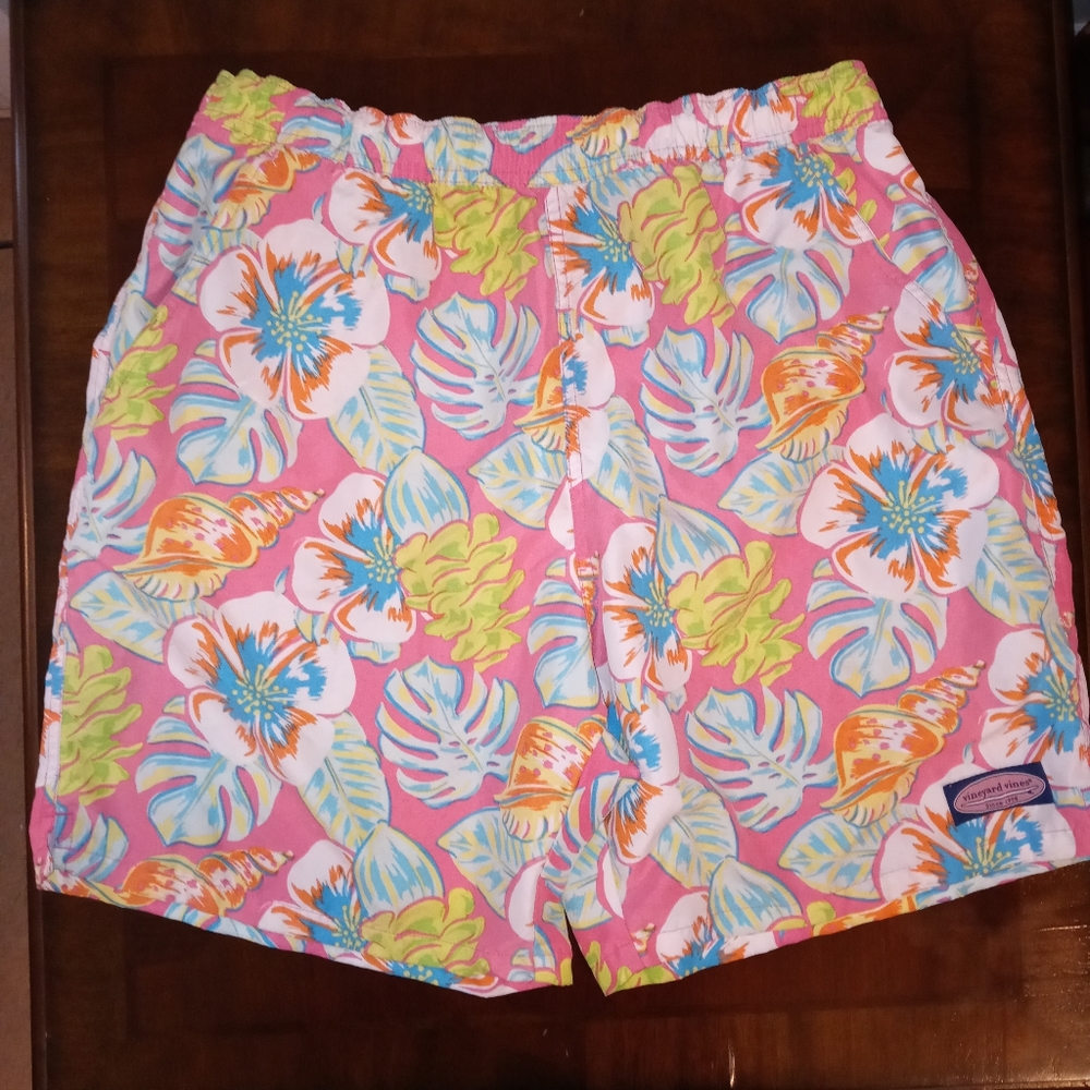 Vineyard Vines | Swim Trunks Hawaiian Floral Print Men's Size Medium